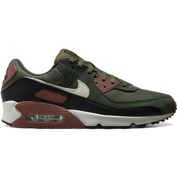 Nike ナイキ メンズ スニーカー  【Nike Air Max 90 Beef \u0026 Broccoli】  大いさ US_11.5(29.5糎) Cargo Khaki/Light Silver/Red Sepia/Sequoia/Black