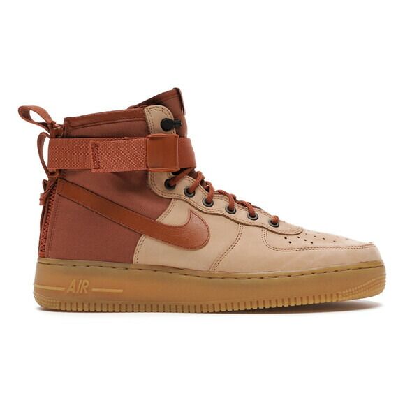 Nike ナイキ メンズ スニーカー  【Nike 空想科学小説 Air Force 1 Mid Premium Praline】  大きさ US_6(24.0珊) Praline/Gum Light Brown/Dark Russet