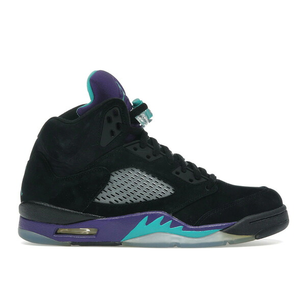 Jordan ジョーダン メンズ スニーカー  【Jordan 5 Retro Black Grape (2013)】  大きさ US_8.5(26.5珊) Black/New Emerald-Grape Ice