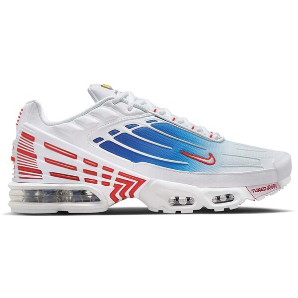 Nike ナイキ メンズ スニーカー  【Nike Air Max Plus 3 Vivid Blue Gradient】  大いさ US_M_13 White/University Red/Deep Royal Blue