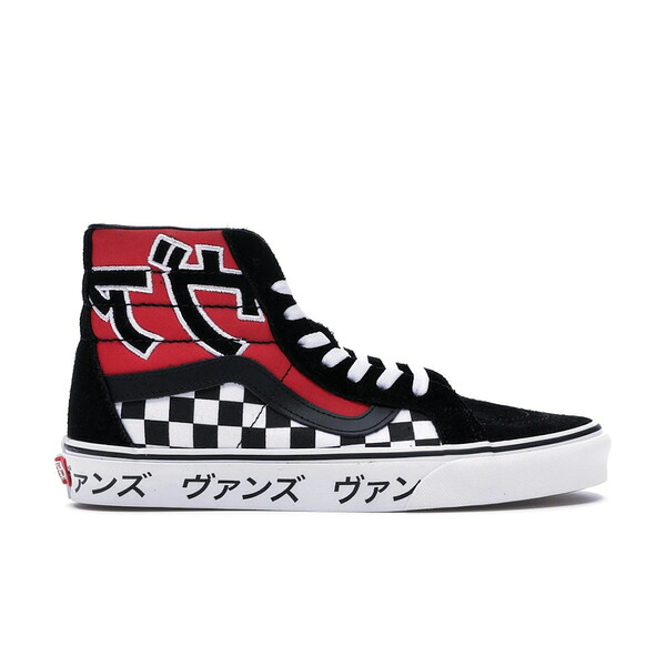 Vans バンズ メンズ スニーカー  【Vans Sk8-Hi Japanese Type Black Red】  大きさ US_M_4 Black/White-Racing Red
