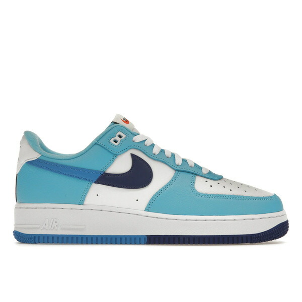 Nike ナイキ メンズ スニーカー  【Nike Air Force 1 Low \u002707 LV8 Split Light Photo Blue Deep Royal】  大きさ US_10(28.0珊) White/Deep Royal Blue/Baltic Blue/Light Photo Blue