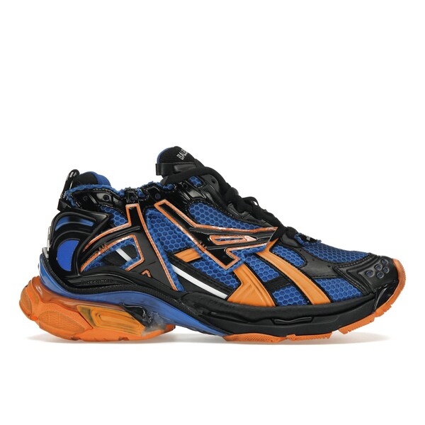 Balenciaga バレンシアガ メンズ スニーカー  【Balenciaga Runner Blue Orange Black】  大きさ US_10(28.0珊) Blue/Orange/Black/White
