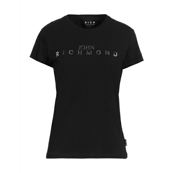 【貨物輸送無料】 ジョン バージニアの州都 レディース ティーシャツ トップス T-shirts Black トップス-レディースファッション-Tシャツ・カットソー