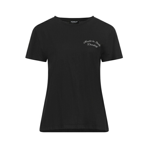 【送料無料】 ドンダップ レディース Tシャツ トップス T-shirts Black