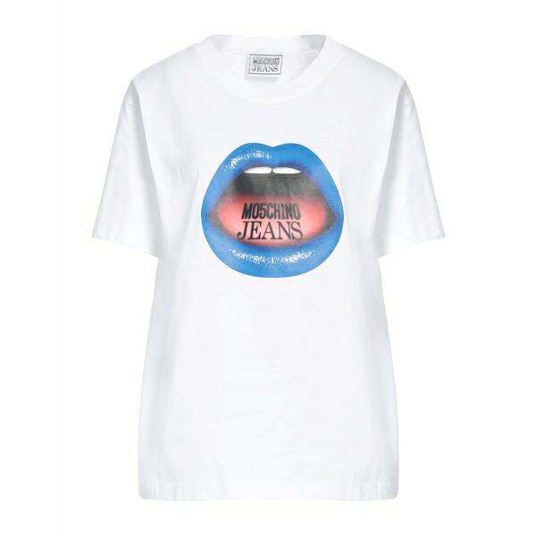【送料無料】 モスキーノ レディース Tシャツ トップス T-shirts White