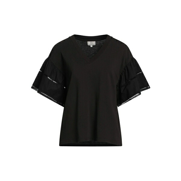 【送料無料】 ウール リッチ レディース Tシャツ トップス T-shirts Black 18,536円