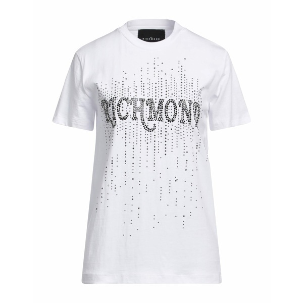 【送料無料】 ジョン リッチモンド レディース Tシャツ トップス T-shirts White