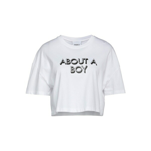 【送料無料】 エリカ・カヴァリーニ レディース Tシャツ トップス T-shirts White