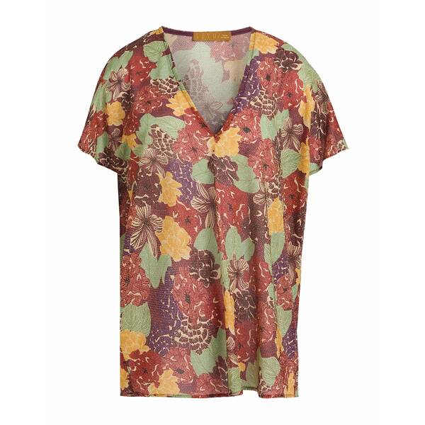 【送料無料】 シユ レディース Tシャツ トップス T-shirts Red