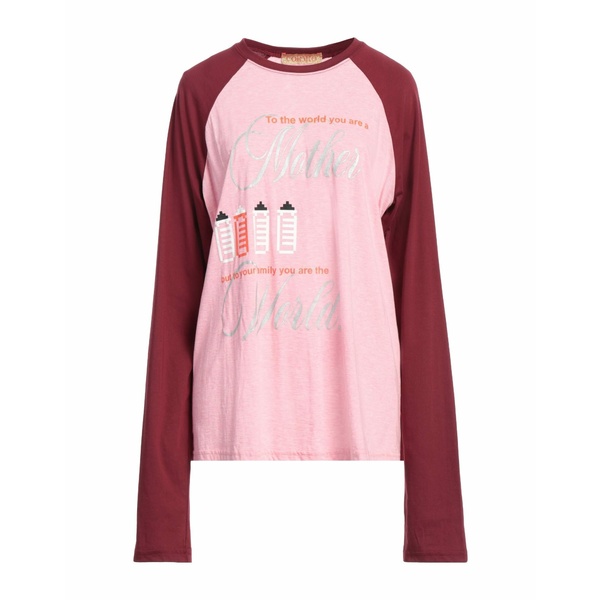 【送料無料】 コルミオ レディース Tシャツ トップス T-shirts Pink