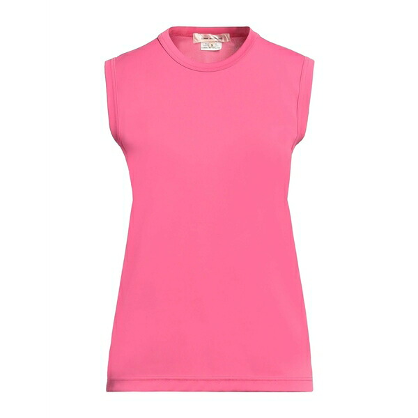 【送料無料】 コムデギャルソン レディース Tシャツ トップス T-shirts Pink|asty