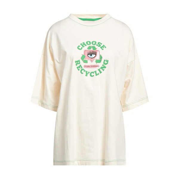 【送料無料】 シアラフェラーニ レディース Tシャツ トップス T-shirts White