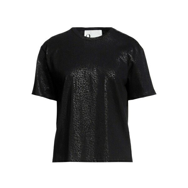 【送料無料】 エイト・ピーエム レディース Tシャツ トップス T-shirts Black｜asty