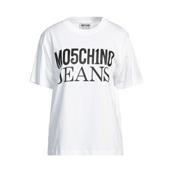 【送料無料】 モスキーノ レディース Tシャツ トップス T-shirts White