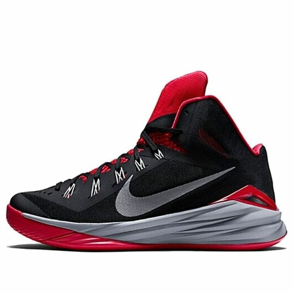 Nike ナイキ メンズ スニーカー  【Nike Hyperdunk 2014 \u0027Black Grey Red\u0027 653640-003】  大きさ US_10(28.0糎)