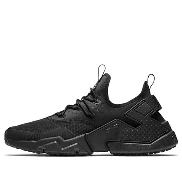 Nike ナイキ メンズ スニーカー  【Nike Air Huarache Drift \u0027Triple Black\u0027 AH7334-003】  大いさ US_7(25.0糎) 靴-スニーカー