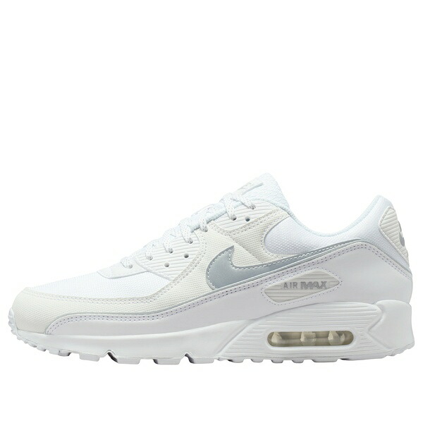 Nike ナイキ メンズ スニーカー  【Nike Air Max 90 Premium \u0027White Metallic Silver\u0027 HV4517-100】  大いさ US_10(28.0糎) スニーカー-メンズ靴