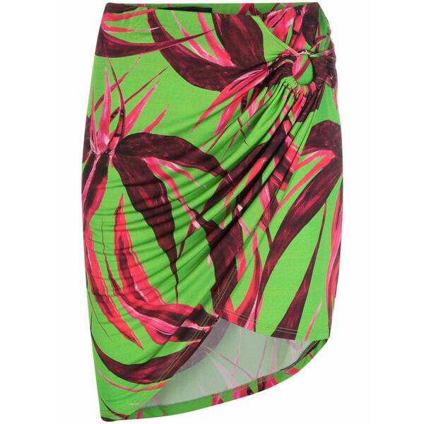 ルイーザ バロウ レディース スコート ボトムス Coastline floral-print miniskirt Green ボトムス-スカート-レディースファッション