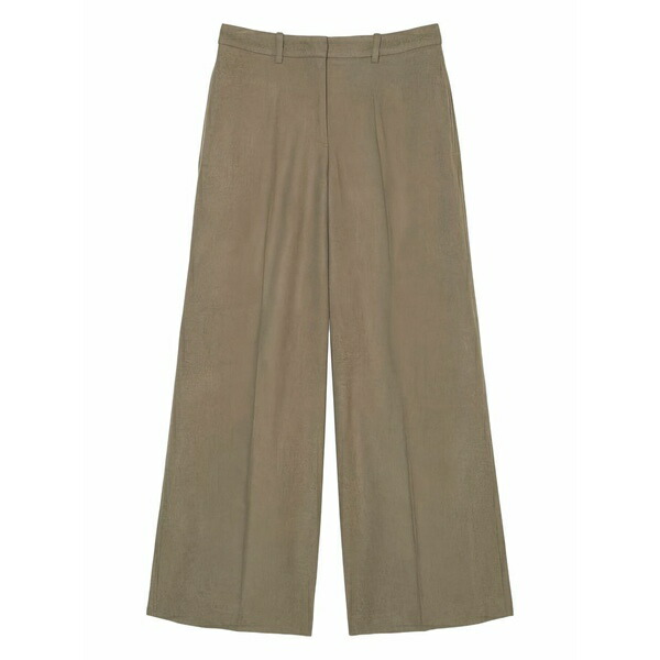 マルコポーロ レディース 心地好いズボン下 ボトムス Tailored trousers Brown