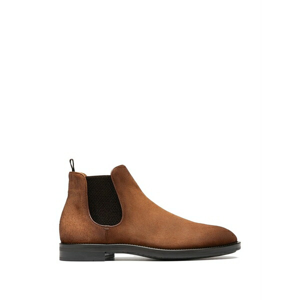 オフィチーネ 創造的 メンズ ブーツ シューズ Silent chelsea boots Brown