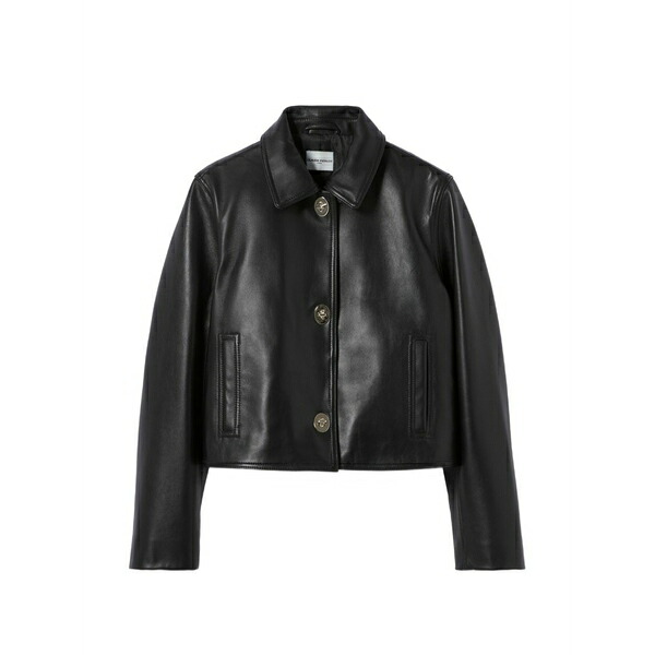クローディピエルロ レディース 上衣＆上衣 アウター Buttoned cropped jacket Black