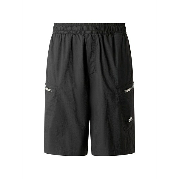ムースナックルズ メンズ 心地好いズボン下 ボトムス Zip-detail shorts Black