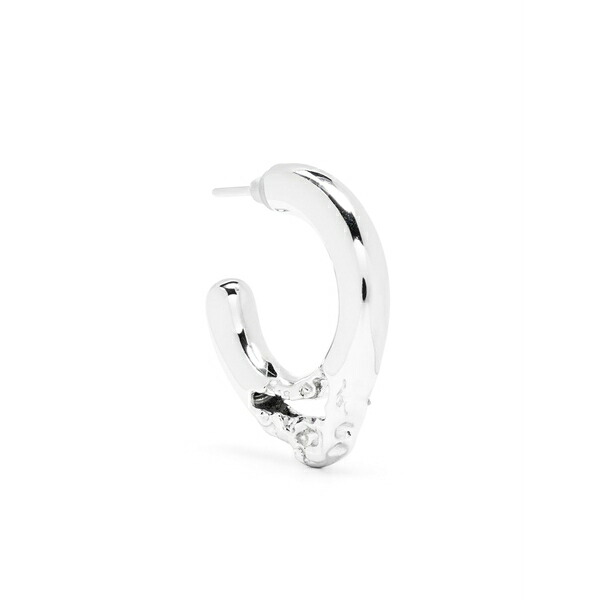 聖処女マリア 黒いこと メンズ ピアス・イヤリング 付属物 Flea 15 hoop earring Silver