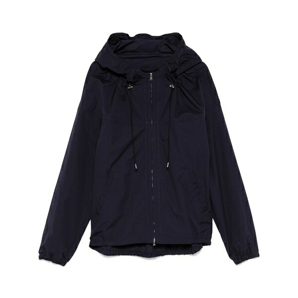 ランバン メンズ ジャケット＆ブルゾン アウター Hooded jacket Blue｜asty