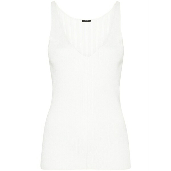 ジョセフ レディース ニット&セーター アウター Satiny tank top White｜asty