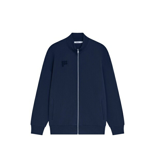 パンガイア メンズ パーカー・スウェットシャツ アウター Zip-up sweatshirt Blue｜asty