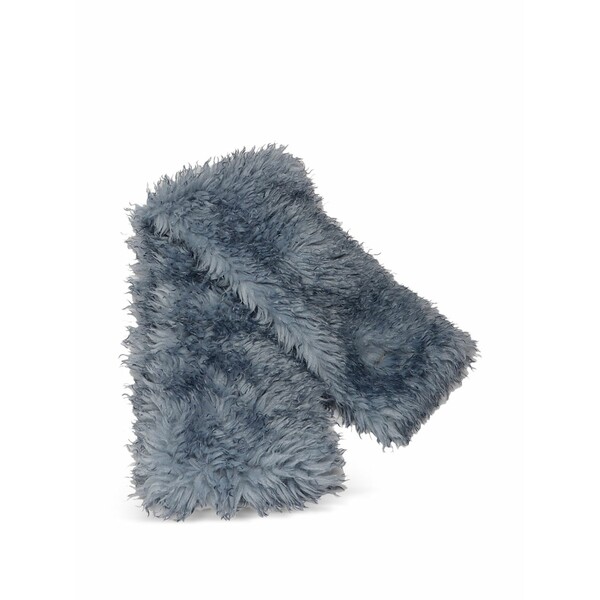 ガニー レディース マフラー・ストール・スカーフ アクセサリー Long pile alternative fur scarf Grey|asty
