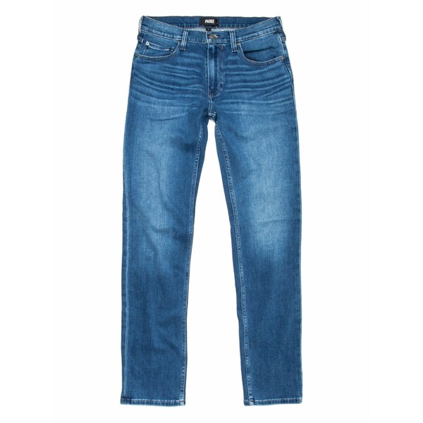 ページ メンズ ジーンズズボン下 ボトムス Back-patch straight-leg jeans Blue