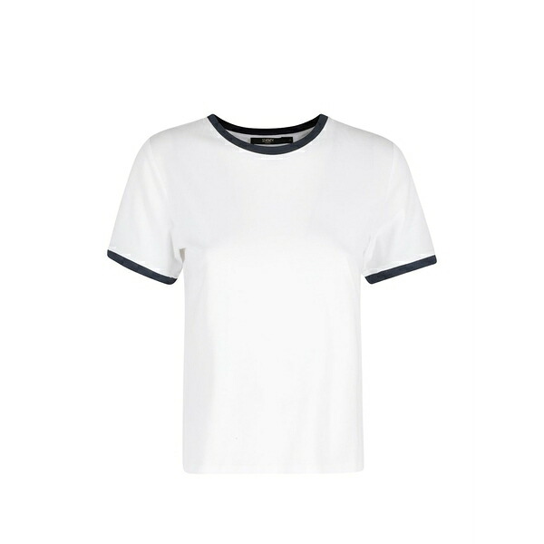 セブンティ レディース Tシャツ トップス Ringer-detail t-shirt White｜asty