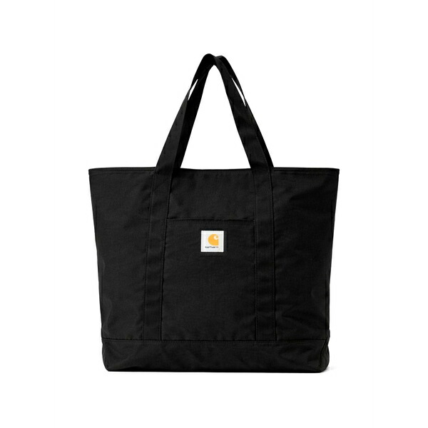 鉄道車両ハート形 メンズ トートバッグ 御徒面子 Prescott logo-patch tote bag Black