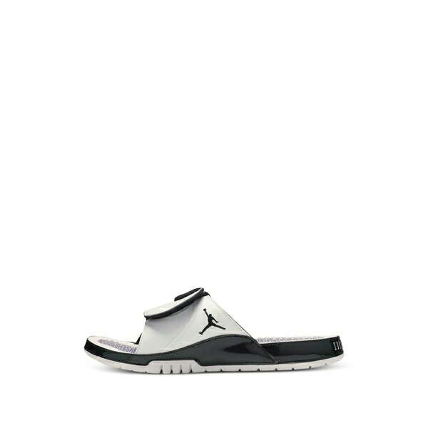 ジョーダン メンズ サンダル シューズ Logo-embroidered slides Black