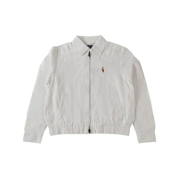 ラルフローレン レディース ジャケット&ブルゾン アウター Logo bomber jacket White|asty