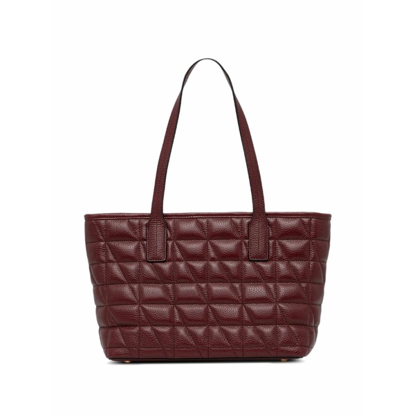 ジェオックス メンズ トートバッグ 御徒面子 Medium gardren quilted leather tote bag Red