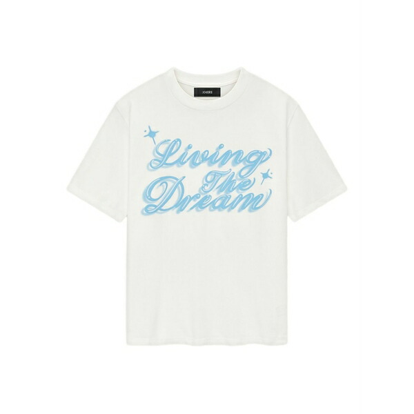 アミリ メンズ Tシャツ トップス Living the dream t-shirt White|asty