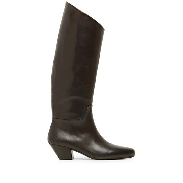 マーシャル レディース ブーツ シューズ Goccio knee-length leather boots Brown｜asty