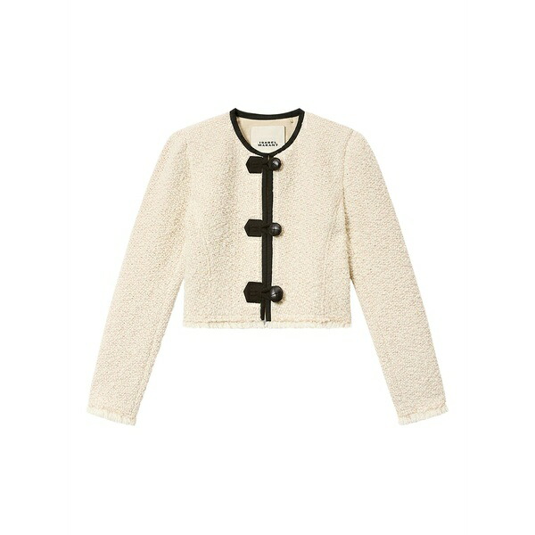 イザ呼びりん マラン レディース 上衣＆上衣 アウター Gradilia button jacket Neutrals