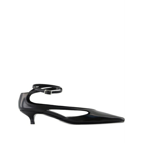 トーテム レディース パンプス シューズ 35粍 pointed ankle-strap pumps Black