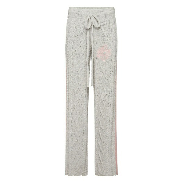 フィリッププレイン レディース カジュアルパンツ ボトムス Cable-knit track pants Grey｜asty