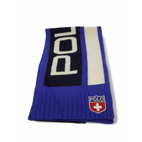 ラルフローレン メンズ 消音装置・袈裟・えり巻き 佩び物 Ski 67 scarf Blue