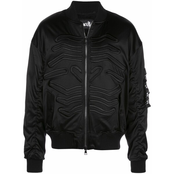 ハクーラ メンズ ジャケット＆ブルゾン アウター Embroidered bomber jacket Black