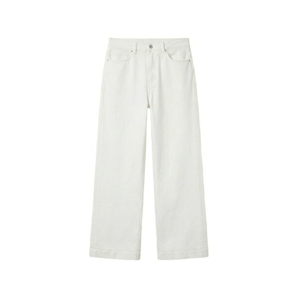 野球クラブ はたご屋 ザ 昼まえ レディース ジーンズズボン下 ボトムス Logo-patch jeans White