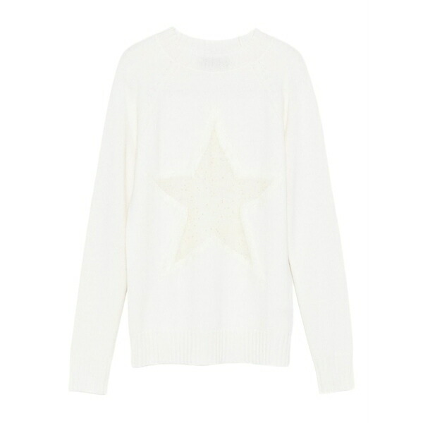 ロレーナアントニアッツィ レディース 編み物\u0026ティーシャツ アウター Star-detail sweater White