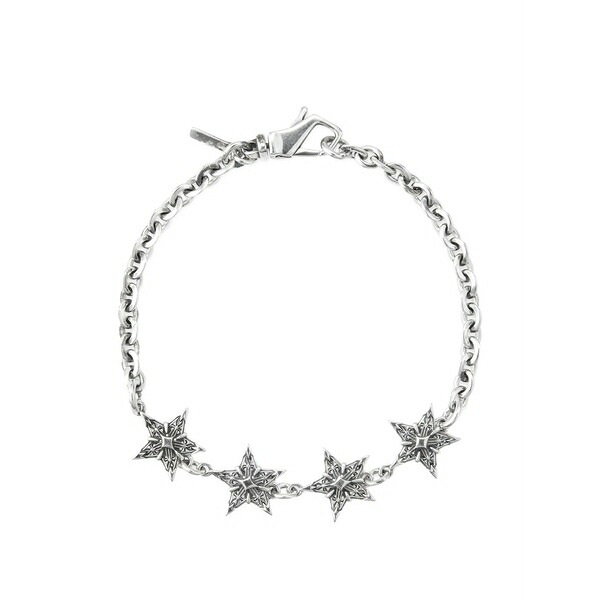 エマニュエレ ビコッキ メンズ ブレスレット・バングル・アンクレット 添え物 Stella sterling silver bracelet Silver