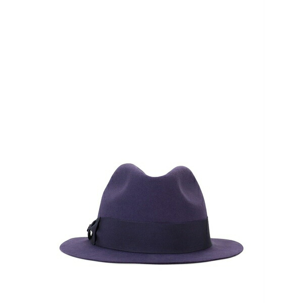 ロロピアーナ レディース 鳥打ち帽 付属物 Cashmere felt fedora hat Purple
