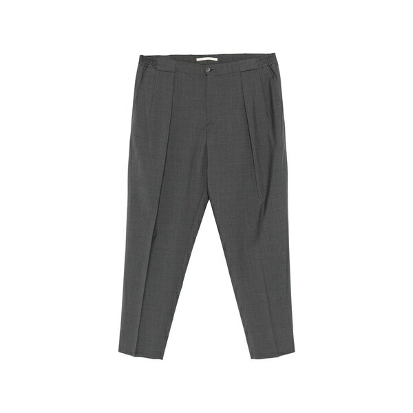 ブリリア 1949 メンズ カジュアルパンツ ボトムス Portobellos pleated trousers Grey|asty